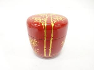 朱塗　竹笹　中棗